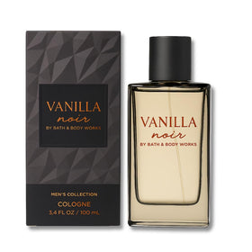Bath & Body Works Vanilla Noir bottle pour highlights a bold, long-lasting scent for daily wear.