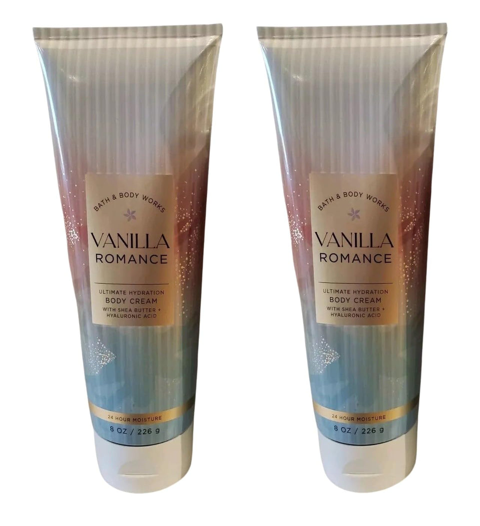 Bath & Body Works Vanilla Romance Ultimate Hydration Body Cream image in a two-pack for daily moisturizing.