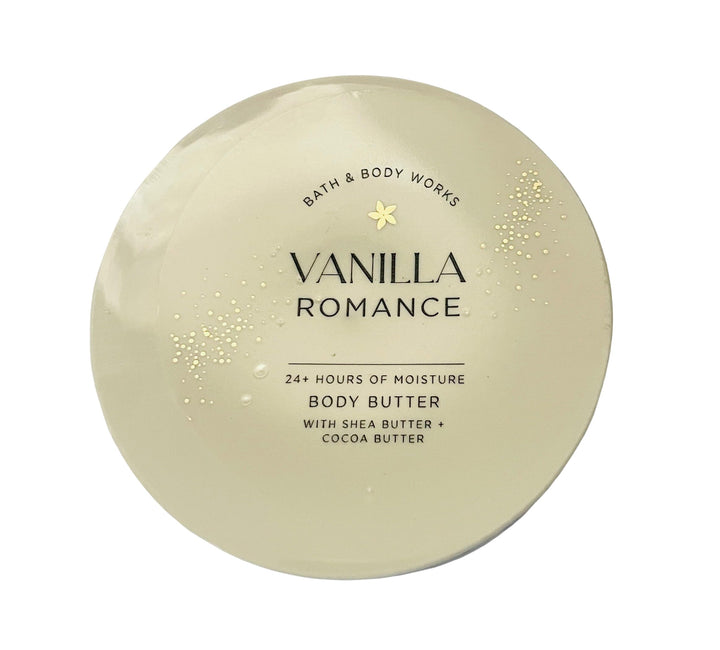 Bath & Body Works Vanilla Romance Whipped Butter jar delivers lasting moisture