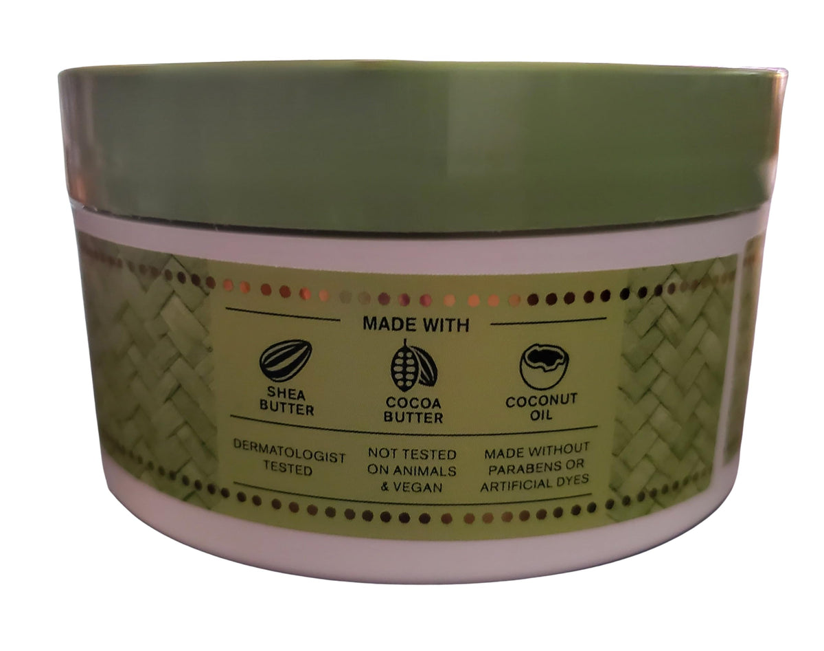 Bath and Body Works Waikiki Beach Coconut fragrance notes swatch with tropical notes