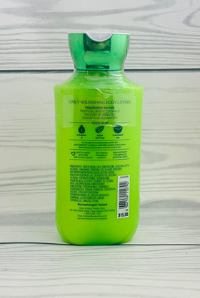 Bath & Body Works Waikiki Coconut 2-pack packaging back view highlighting gift-ready design