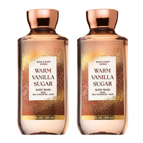 Bath & Body Works Warm Vanilla Sugar bottle for daily nourishing cleanse