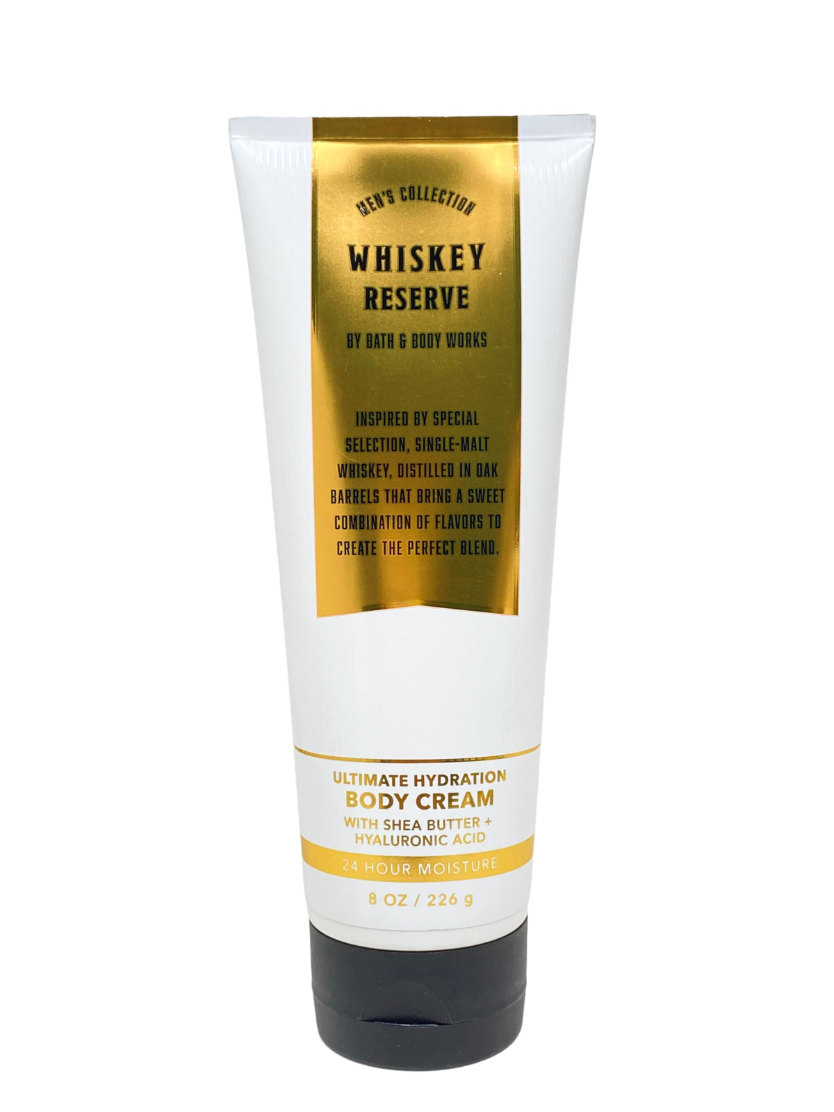 Whiskey Reserve cream being applied to arms for refreshed skin.