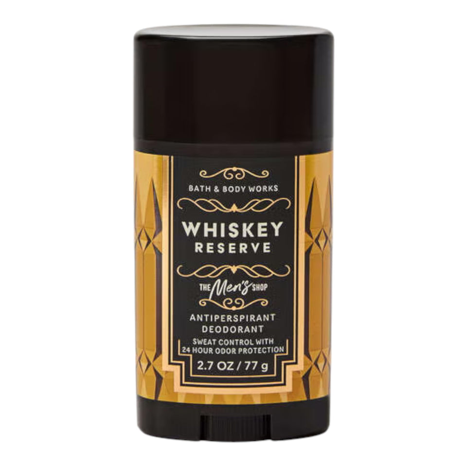 Bath & Body Works Whiskey Reserve antiperspirant deodorant stick for men with 24-hour protection