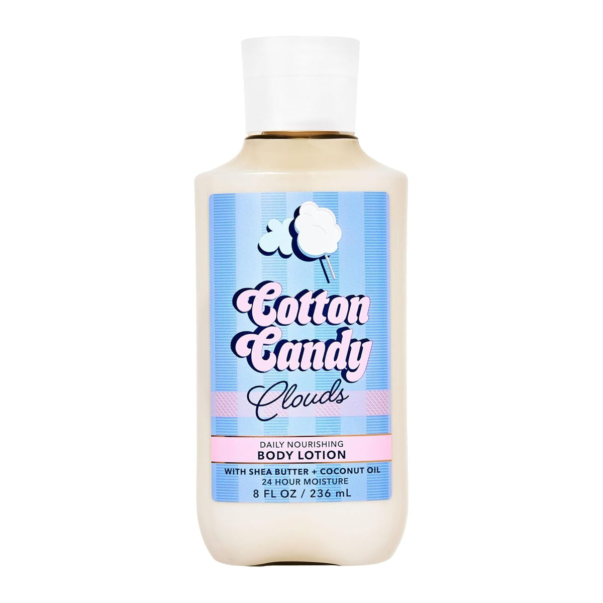 Bath & Body Works Wrapped in Sugar Soft Marshmallow lotion bottle for daily moisture