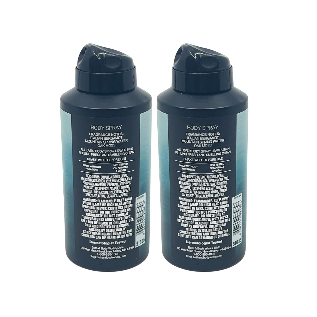 Bath & Body Works Freshwater spray side view highlighting versatile daytime scent.