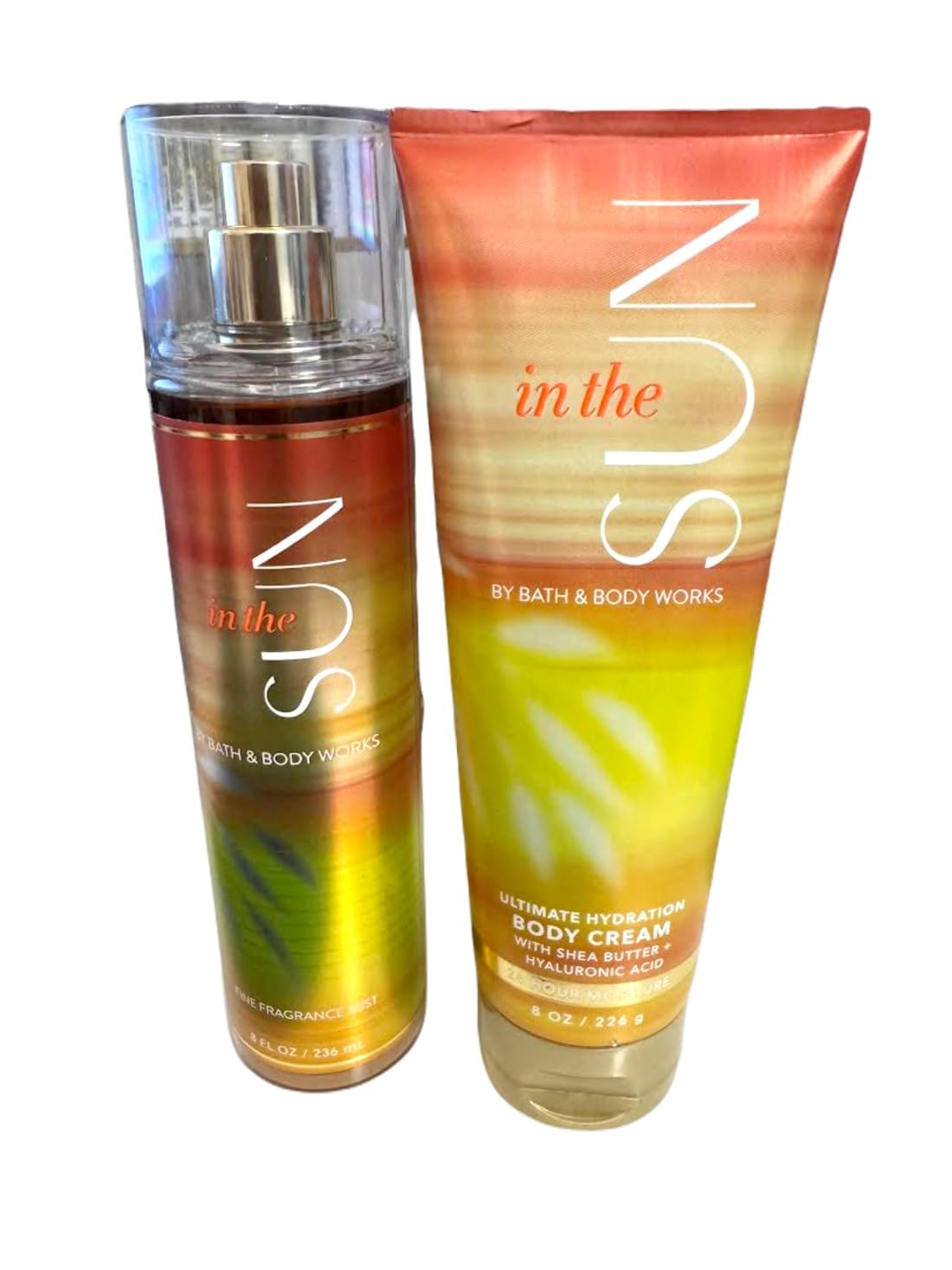 Bath & Body Works In The Sun Fine Fragrance Mist bottle for a refreshing daily scent.