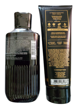 Bath & Body Works Noir two-piece set packaging ideal for gifting or self-care