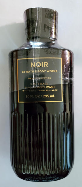 Bath & Body Works Noir wash close-up highlights creamy lather and hydrating formula