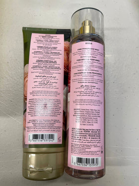 Bath & Body Works Rose Fine Fragrance Mist bottle with lasting rose fragrance