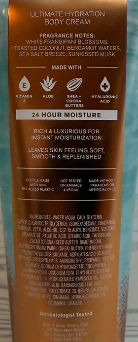 Bath & Body Works At the Beach two-pack display emphasizing convenient hydration