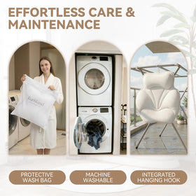 Bathland easy-clean pillow – machine washable for simple care