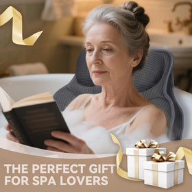 Bathland pillow fits most tubs for versatile home spa use.