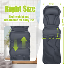 Bathland full body bath pillow back support for comfort during soak