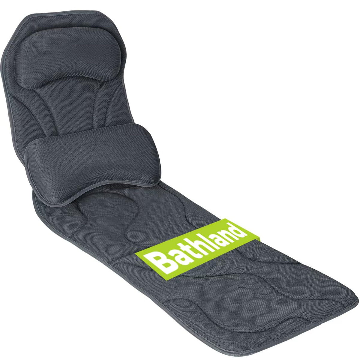 Bathland full body bath pillow neck support for a relaxing soak