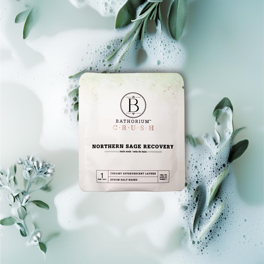 Bathorium pH-balanced label signals a women-focused bathing solution for daily self-care.