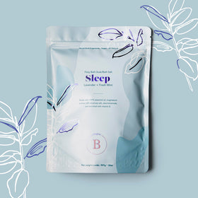 Bathorium Sleep Fizzy in bath water demonstrates mineral-rich soak.