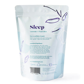 Bathorium Sleep Fizzy dispensing spoon showing easy measuring.