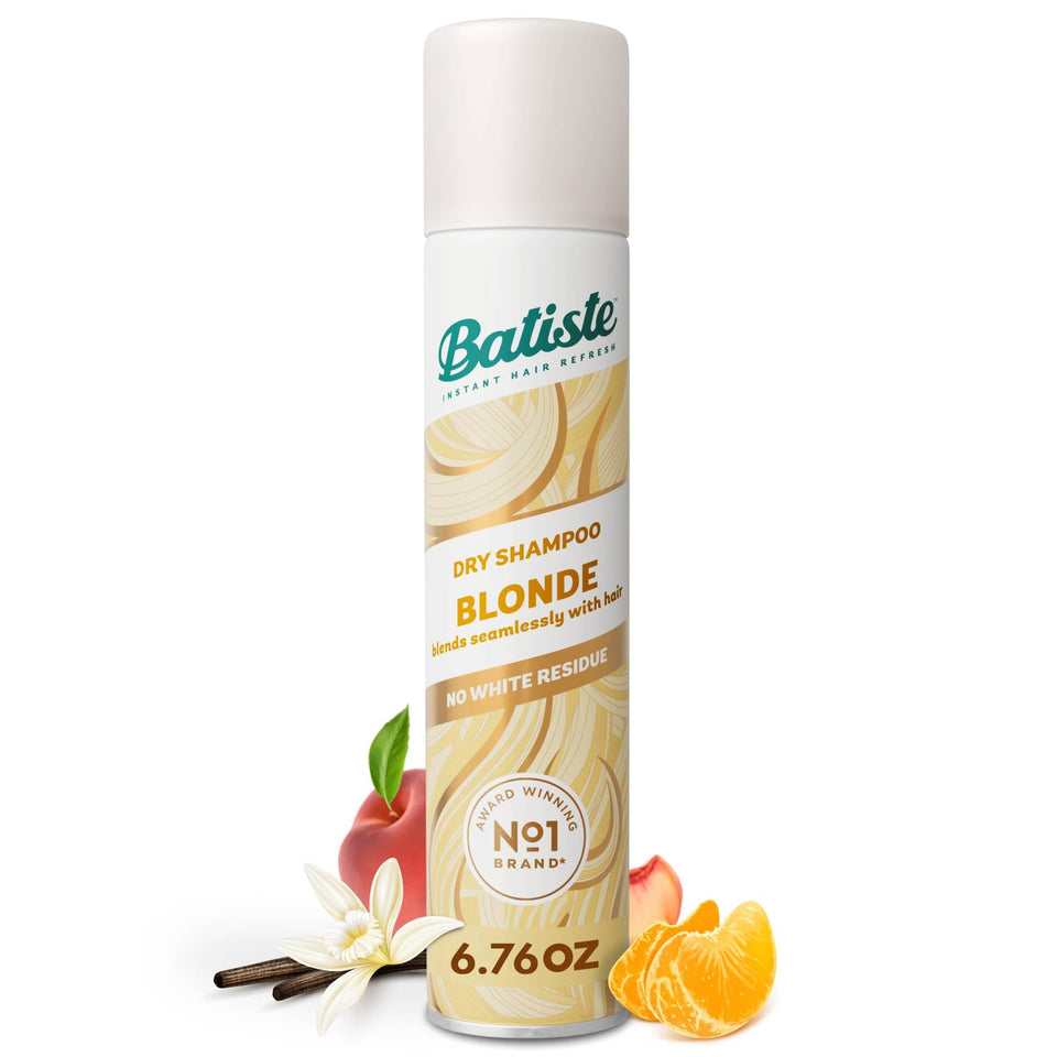 Batiste Dry Shampoo Blonde bottle for quick refresh between washes