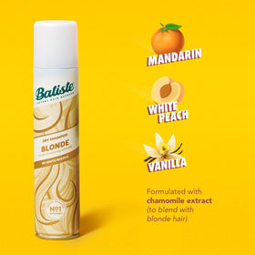 Batiste Dry Shampoo Blonde oil-absorption at the roots boosts texture