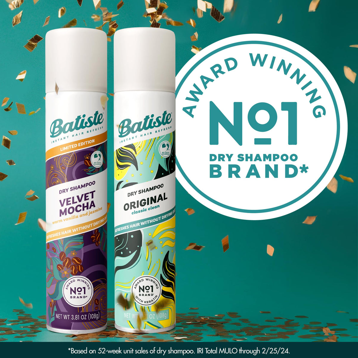 Batiste Velvet Mocha bottle front for a cozy scent boost