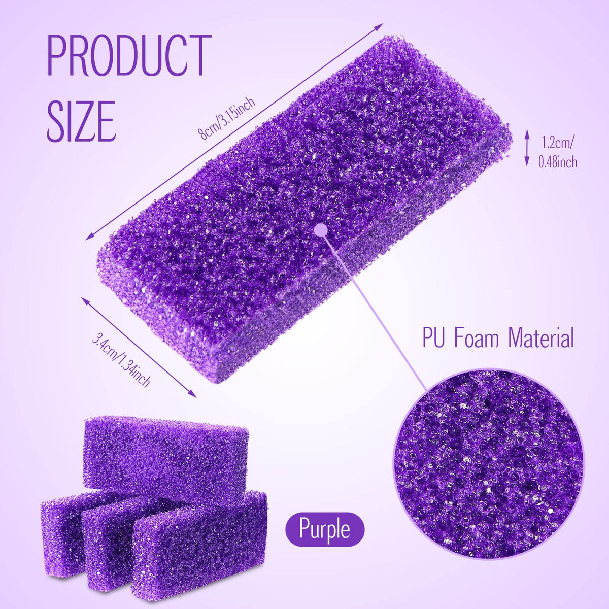 Batiyeer foot scrubber in soap water shows easy glide on calluses.