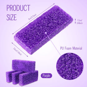 Batiyeer foot scrubber in soap water shows easy glide on calluses.