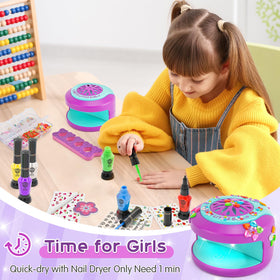 BATTOP 2-in-1 nail polish pen lets kids polish and doodle with precision.