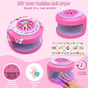 BATTOP stickers with glitter for instant sparkle on nails