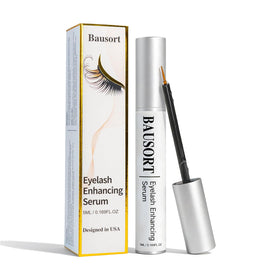 Bausort Lash Serum bottle showing the product for longer-looking lashes