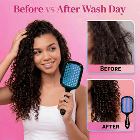 Bautero Detangler Brush designed for 4C coily textures