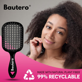 Bautero Detangler Brush lightweight design ideal for travel and daily use