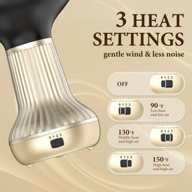Bautia 2-in-1 design keeps diffuser securely attached during styling.