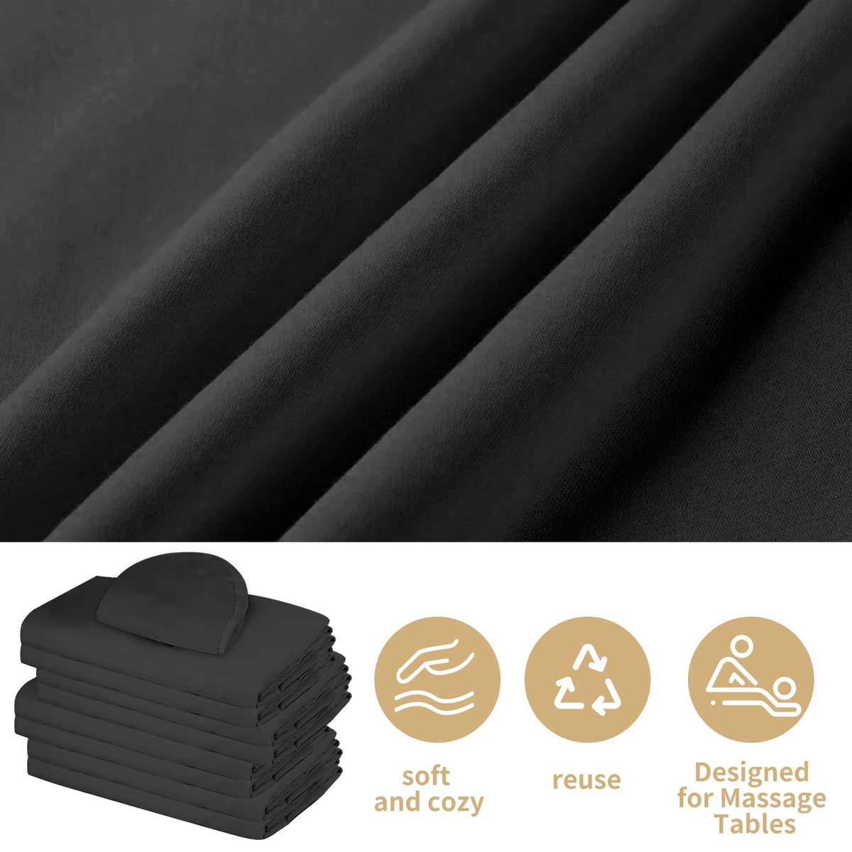 Bavlesfuire commercial-use sheets resist pilling and stains for frequent use.