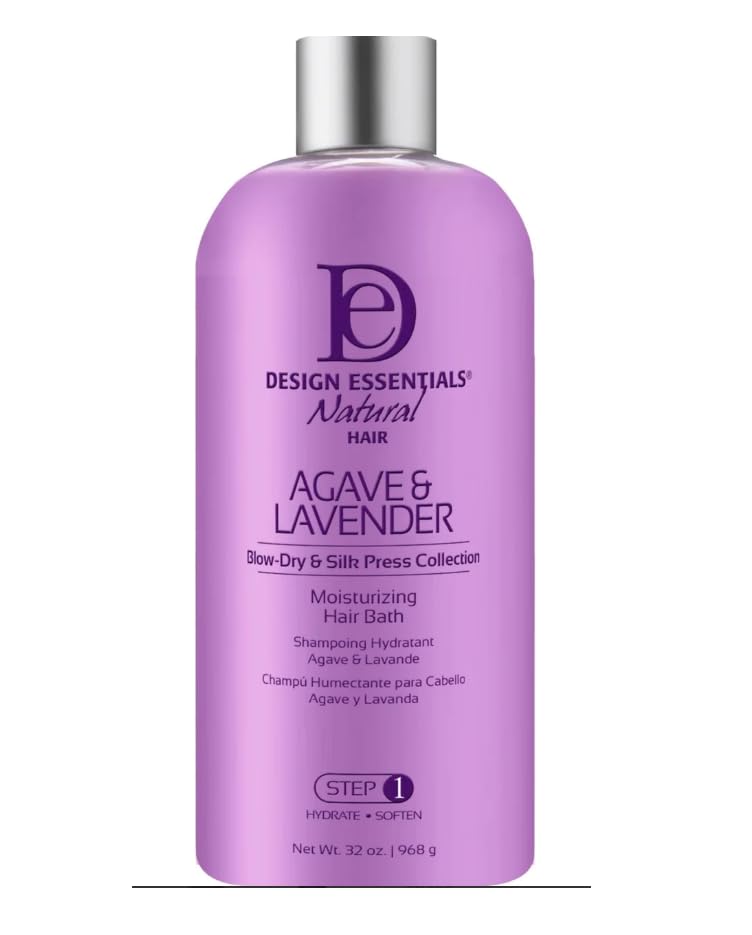 BAWK Design Essentials Agave & Lavender Moisturizing Hair Bath bottle offering gentle sulfate-free cleansing