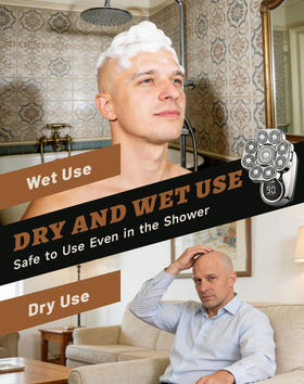 Bawldy detachable head for quick rinsing and simple maintenance.