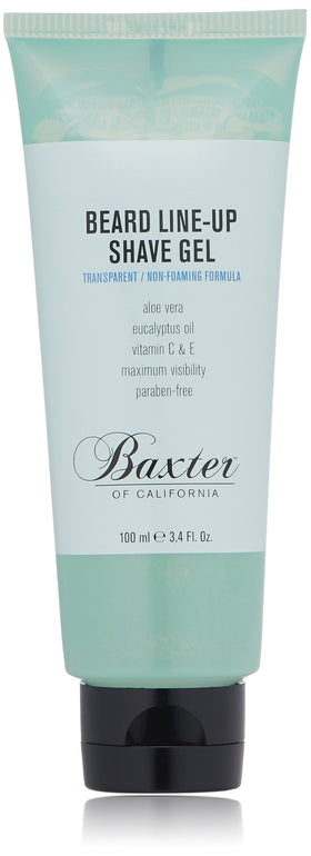 Baxter of California Beard Line-Up Shave Gel: clear gel for precise shaping