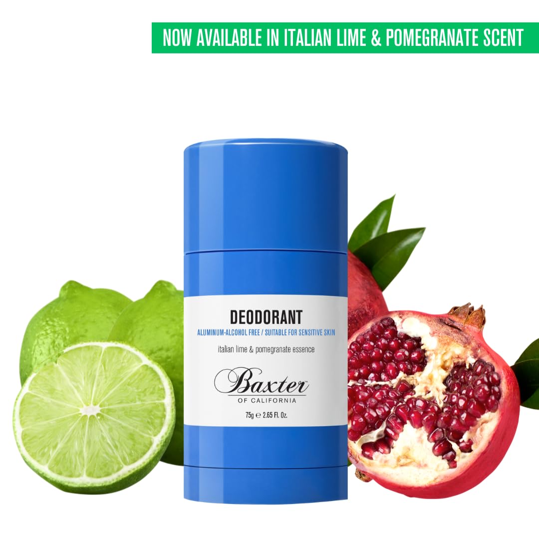 Baxter of California Cedarwood and Oakmoss Essence deodorant with a subtle daytime scent