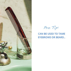 Baxter of California comb handcrafted in Switzerland highlighting meticulous craftsmanship
