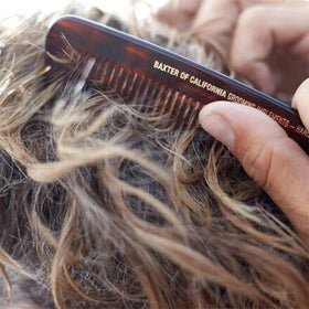 Baxter of California pocket comb handcrafted in Switzerland for smooth, comfortable styling.
