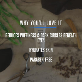 Baxter of California Under Eye Cream jar showcases skin-softening texture.