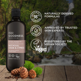 Baylis and Harding Goodness biodegradable formula with natural ingredients.