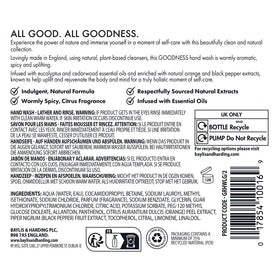 Dye-free, gentle Baylis & Harding Goodness Lemongrass & Ginger formula