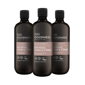 Baylis and Harding Goodness body wash bottle for daily cleansing.