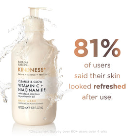 Baylis & Harding Kindness biodegradable formula label close-up