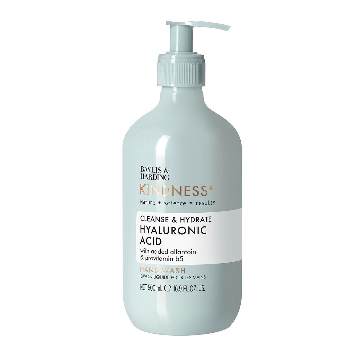 Baylis & Harding Kindness hand soap pump with pear neroli aroma for luxurious cleansing.