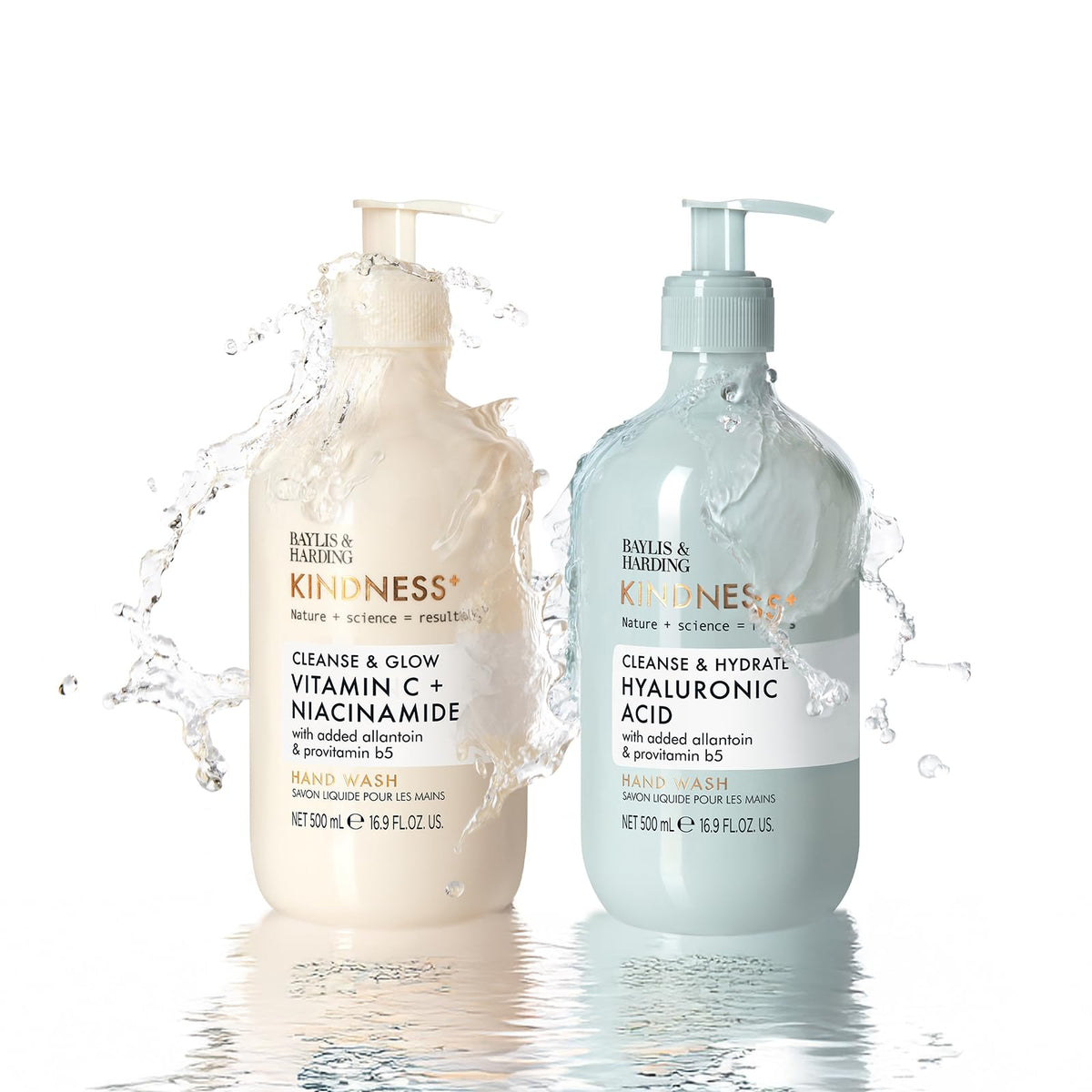 Baylis & Harding Kindness naturally derived ingredients list close-up