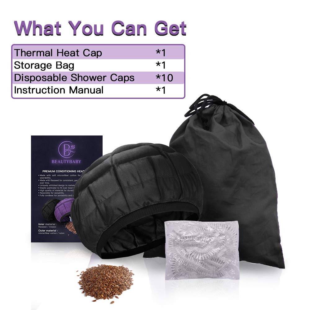 bbeautybaby black-outer-heat-cap shown with a sleek, modern look.