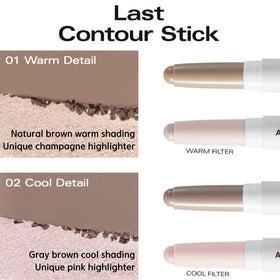 BBIA Last Contour Stick highlight side adds lift to features.
