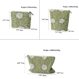 BBORGDC makeup pouches with inner divider pockets separate items for easy access.
